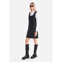 Colins Regular Fit Kadın Antrasit Kolsuz Elbise Cl1065104 Q1.v2 Anm Antra Melanj