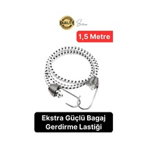 Geniş Uzun Bagaj Lastiği 1,5 Mt Kancalı Gerdirme Bisiklet Sabitleme Bagaj Halatı Araba Karavan