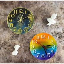 Silikon Epoksi Reçine Kalıp Saat Kalıbı 15,5cm