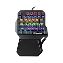Trol Blue Switch Mini Rgb Oyun Klavyesi 62 Tuşlu Usb Tip-c Kablosu Beyaz Standart Özellik