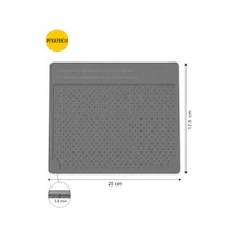 Isıya Dayanıklı Silikon Tamir Matı Anti-statik Lehimleme Ve Bakım Pedi 25x17.5 Cm - Gri
