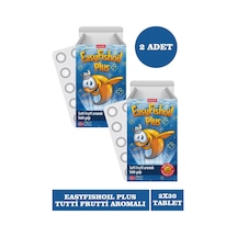 Easyvit Easy Fishoil Plus Tutti Frutti Aromalı Balık Yağı 2 x 30 Tablet