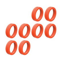 Suntek 8x Silikon Bagaj Jantı 1.9 Inç-2.5 Inç Tekerlekler Turuncu