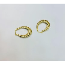 Çelikoğlu Kuyumculuk 8 Ayar Altın Halka Küpe 2,14 Gr