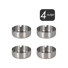 Porsima Etn-015 4 lü Küllük 1,2 ml Kalınlık Metal Küllük