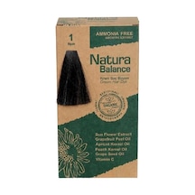 Natura Balance Organik Krem Saç Boyası 60 Ml - 1 Siyah