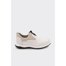 Derinet Comfort Taban Erkek Sneaker Kırık Beyaz Kırık Beyaz