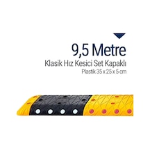 Klasik Hız Kesici Set Kapaklı Plastik. Yol Kasisi 9.5 M N11.506