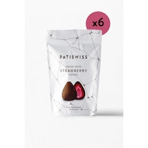 Patiswiss Sütlü Çikolatalı Çilek Draje 6 x 80 G