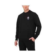 Esqudo Skull Erkek Sweatshirt ESWTP0001  Siyah
