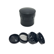 Mini Boy Siyah 43 MM Alloy Grinder Herbal Parçalayıcı  Rb86sy
