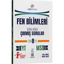 Tyt Msü Fen Bilimleri Konu Konu Çıkmış Sorular Son 8 Yıl Alan Yayınları