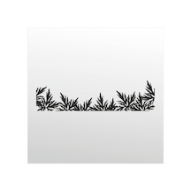 Folyo Sticker Yaprak 200cm Uzunluk Siyah