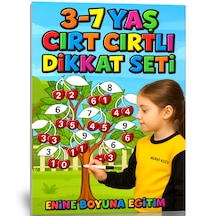 3-7 Yaş Cırt Cırtlı Dikkat Yaz-sil Eğitim Seti