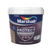Marshall Protect Silikonlu Flat Bw Baz Beyaz Dış Cephe Boyası 15 L
