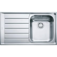 Franke Neptüne Nex 611-86 - Eviye Paslanmaz Çelik Ino x - Tezgah Üstü Tek Gözlü Sol Damlalıklı