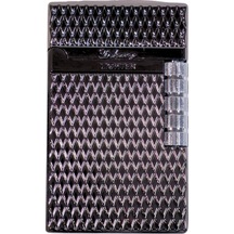 Black Martin Soft Flame Desenli Gunmetal Metal Çakmak - Tr9280