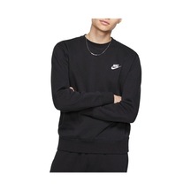 Nike Sportswear Club Fleece Crew Erkek Siyah Sweatshirt