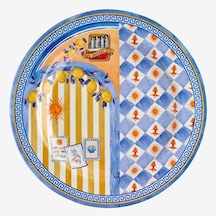 Chiara Alessi Cote D'azur Mavi Yemek Tabağı 28cm