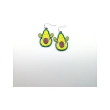 Tedz Collection Avakado Pin Küpe Çok Renkli