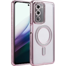 Cosmotex Joko Xiaomi Redmi 15 4g Joke Simli Magneticsafe Kılıf - Pembe