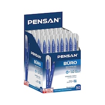 Pensan 2270 Büro Tükenmez Kalem 1mm Mavi 25"li Paket