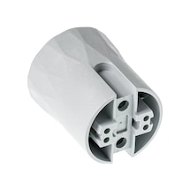 Tek-iş 529263 Duy Armatür E27, Gri Çok Renkli