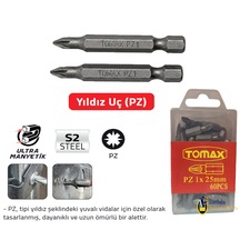 Tomax Pz1 X 25 Mm Bits Uç 20 Adet