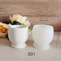 Düz Mum Kadehi Silikon Kalıp S963