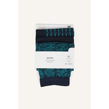 Defacto Regular Fıt Çizgili 3lü Lacivert Boxer Seti T4935az26spnv135 Lacivert-nv135