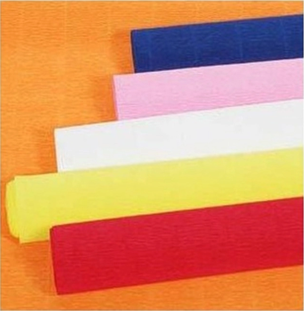 Renkli Krapon Kağıdı 50x200 Koyu Lacivert 10'lu Paket