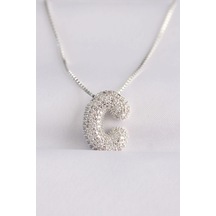 Mey İthalat 316l Çelik Zincirli Zirkon Taşlı C Harfli Silver Renk Bubble Kolye - Özel Seri Meyeb664f0904f52680b35f003df8 Gümüş
