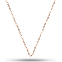 Stillove Gümüş Rose 0 30 Mikron 45 Cm Forse Kadın Zincir