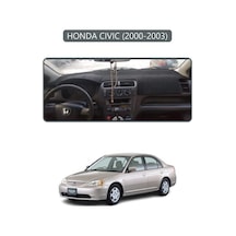 Honda Cıvıc 2000-2003torpido Koruma Halısı Gri Kenar