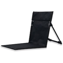 B.n. Katlanabilir Taşınabilir Ultra Hafif Sırtlı Plaj Sandalyesi - Siyah