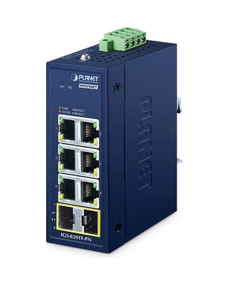 Planet Pl-ıgs-820tf-pn 6 Port Gigabit 2 Port Sfp Compact Endüstriyel Switch