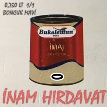Yağlı Boya - 0.75 Lt = 1 Kg Boncuk Mavi Sentetik Yağlı Boya