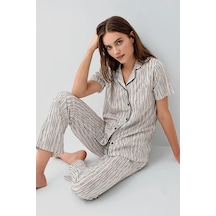 Pierre Cardin Pc9190-s Pijama Takım Ekru