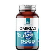 1200 Mg Omega 3 Balık Yağı 60 Softgel Yumuşak Kapsül Fish Oil Ifos Sertifikalı 384mg Epa + 240mg Dha 1 Aylık Kullanım