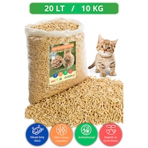 Sodra Organik Çam Kokulu Pelet Kedi Kumu 6 MM 20 L