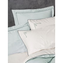 Cotton Box Elite Saten Çift Kişilik Nevresim Takımı Vanko Mint Mint Yeşili