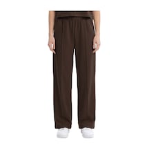 Cottonill Premium - Sway Collection Kahverengi Modal Nervür Dikiş Detaylı Kadın Pantolon Eşofman Altı