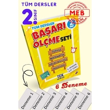 2.sınıf Tüm Dersler Başarı Ölçme Seti - 6 Deneme Sınavı - 420 Soru