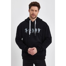 Alexander Gardi Alexandergardı Baskılı Kapüşonlu Sweatshırt E22-757a-02 001