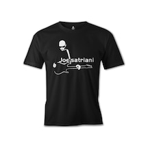 Joe Satriani - Gitar Siyah Erkek Tshirt