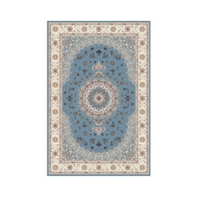 Kartela Halı Siva Halı Jüt Taban Dokuma Halı Mavi - 120 X 180 Cm