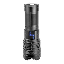 Ps-1998 Ultra Parlak Su Geçirmez Zoomlu Güçlü 200w 30000 Lümen Şarjlı Bekçi Avcı Kamp El Feneri Çok Renkli