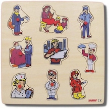 Meslekler Puzzle (30X30 Cm)