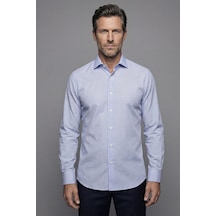 Bisse Regular Fit Klasik Erkek Pamuk Gri Gömlek Gmkls250053 55