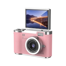 Dijital Kamera 48 Mp Flip Ekranlı 1080p Video Uczzzlk007fotoğrafmakinesipembe-4